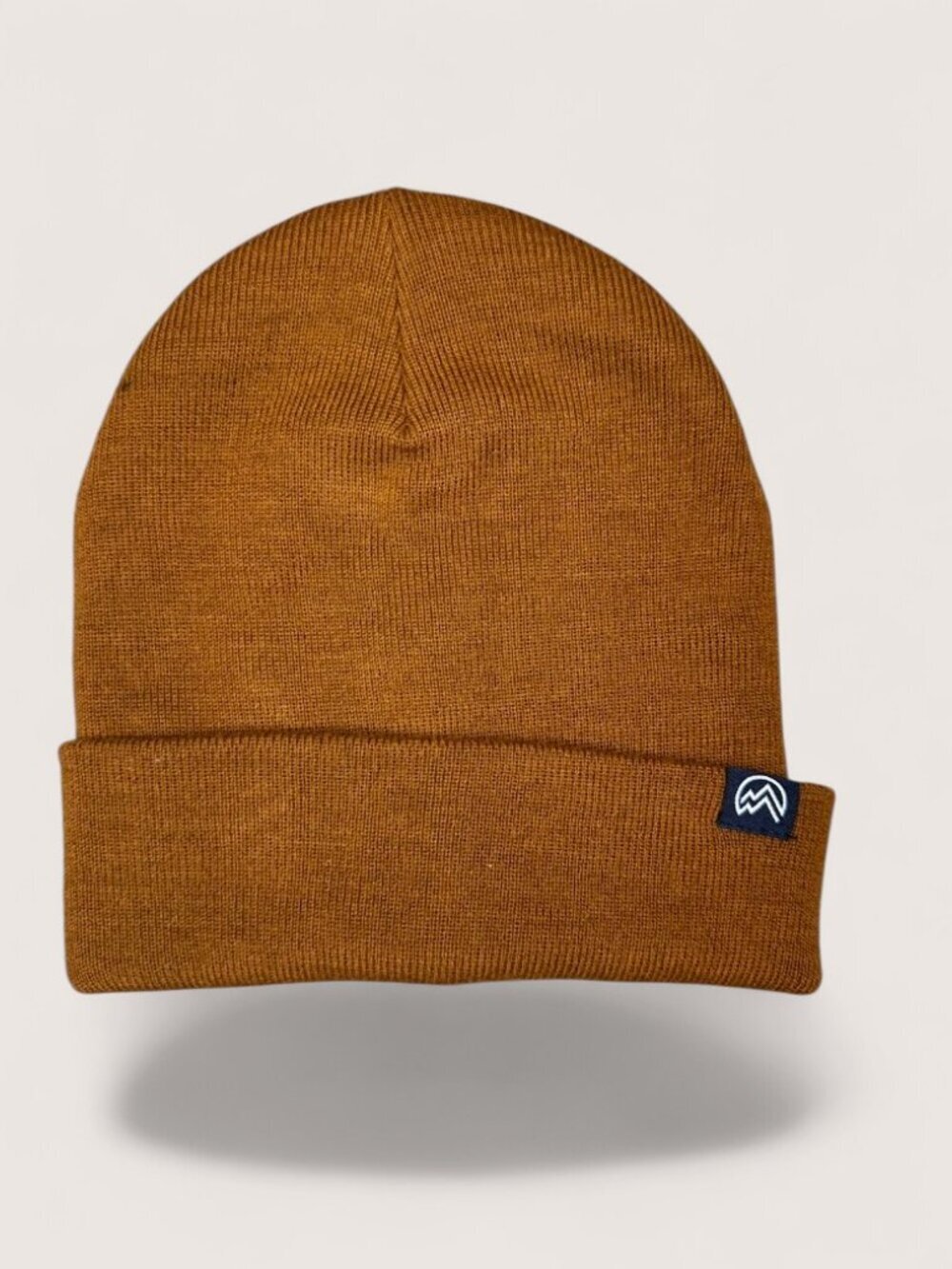 Brown Knit Beanie Cuffed Winter Hat Youth 8-14